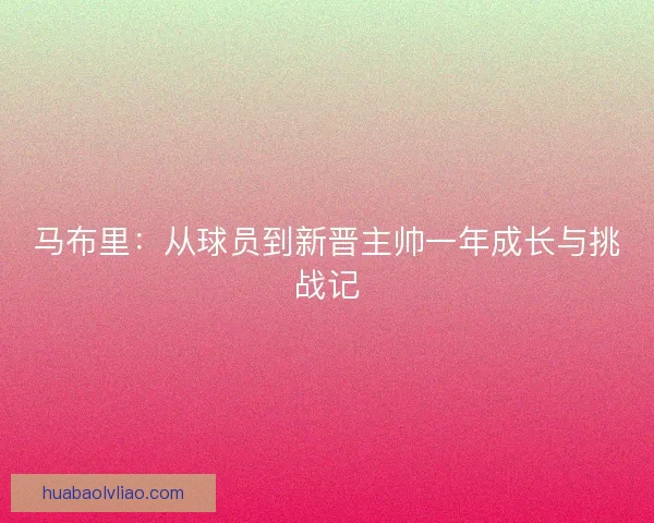 马布里：从球员到新晋主帅一年成长与挑战记